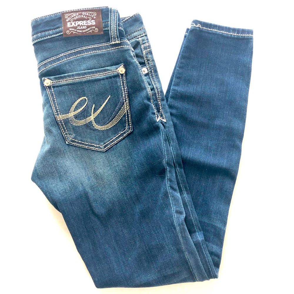 Express - Low Rise Skinny Jeans
